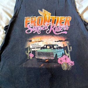Vintage Spell Sunset rider singlet